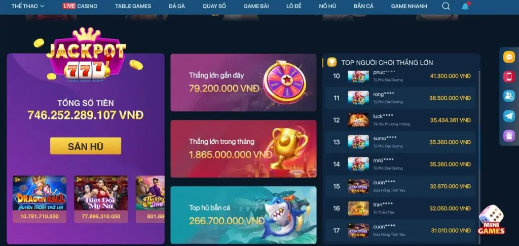 Thưởng nạp lại 88vi